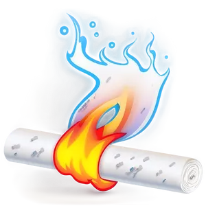 Fire Consuming Paper Png 46 PNG image