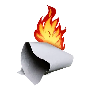 Fire Consuming Paper Png 54 PNG image