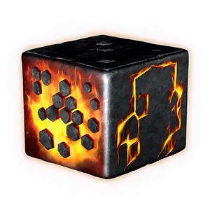 Fire Cube PNG 24