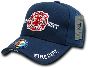 Fire Department Baseball Cap PNG image