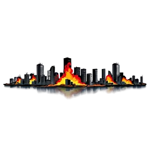 Fire-destroyed City Png Oeu83 PNG image