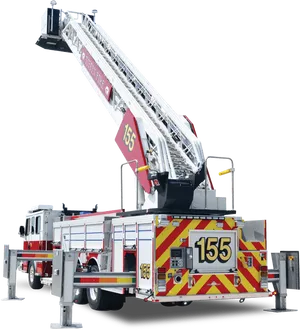 Fire Engine Ladder Truck155 PNG image