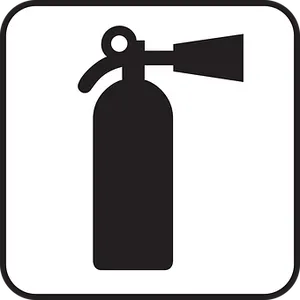 Fire Extinguisher Sign Icon