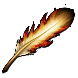 Fire Feather Border PNG 06212024 PNG