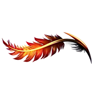 Fire Feather Border PNG Mhw PNG