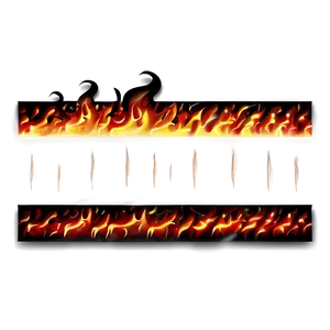 Fire Flicker Border PNG Aof47 PNG