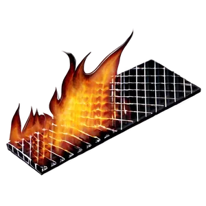 Fire Grid Overlay PNG 98 PNG