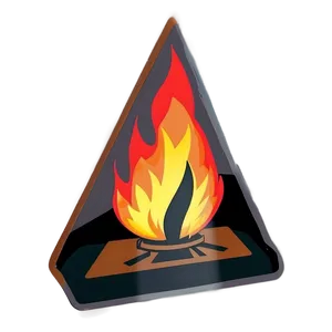 Fire Hazard Warning PNG D