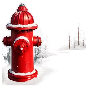 Fire Hydrant In Snow Png 57 PNG image