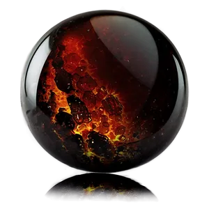 Fire Obsidian Cabochon PNG 4 PNG