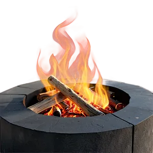 Fire Pit Coziness PNG B