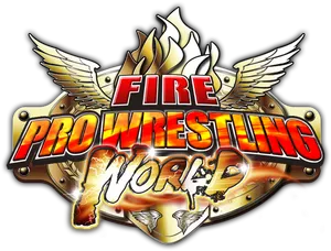 Fire Pro Wrestling World Logo PNG image