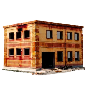 Fire-ravaged Building PNG 12