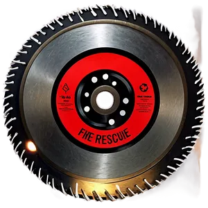 Fire Rescue Saw Blade PNG Igb