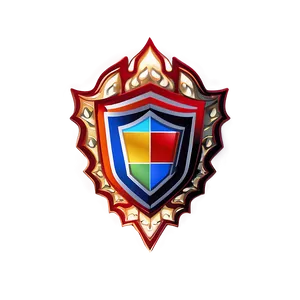 Fire Shield Vector PNG 06262024