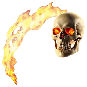 Fire Skeleton Png 05032024 PNG image