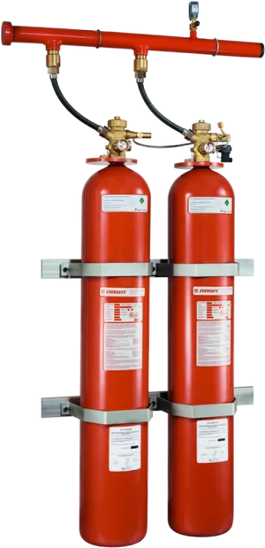 Fire Suppression System Cylinders PNG image