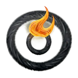 Fire Swirl PNG B