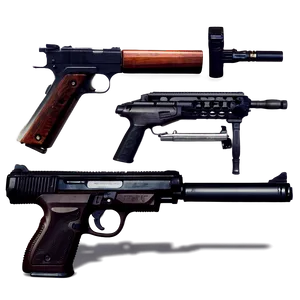 "firearm Collection PNG: Comprehensive Set" 04302024