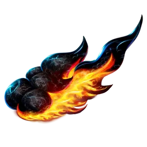 Fireball Flame PNG Vpp12