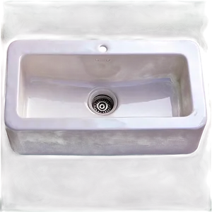 Fireclay Kitchen Sink PNG 06122024