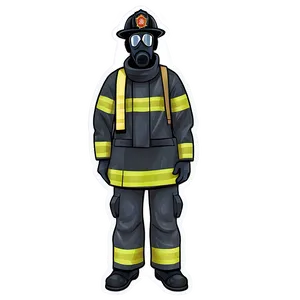 Firefighter Costume PNG 06242024