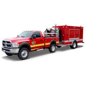 Firefighter Pickup Truck PNG Xrb62