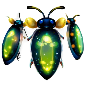 Fireflies Illumination Png 06122024 PNG image