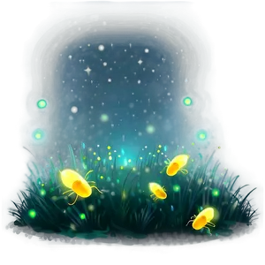 Fireflies In Night Sky Png Uyu6 PNG image