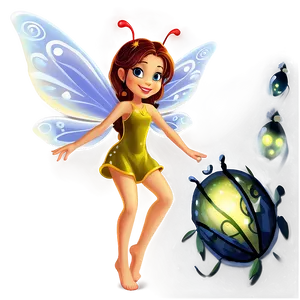 Firefly And Fairy PNG 05062024
