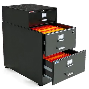 Fireproof Filing Cabinet PNG 06272024