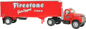 Firestone Gum Dipped Tires Vintage Truck PNG image