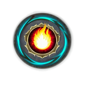 Firestorm Circle Design PNG Ywg PNG