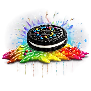 Firework Oreo With Popping Candy Png Sbu PNG image