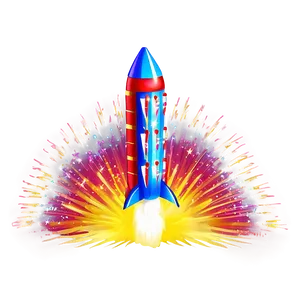Firework Rocket Display PNG 06212024 PNG