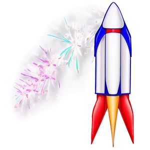 Firework Rocket Outline PNG 06212024 PNG