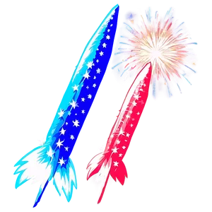 Firework Rocket Silhouette PNG 06212024