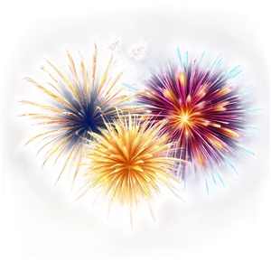 Fireworks Vector Png 05042024 PNG image