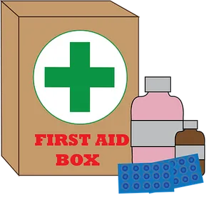 First Aid Boxand Supplies PNG image