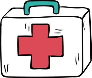 First Aid Kit Cartoon Illustration PNG image