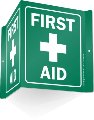 First Aid Sign3 D View PNG image