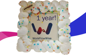 First Birthday Celebration Frame PNG
