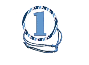 First Birthday Number One Badge