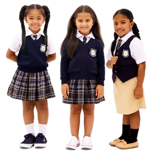 First Day School Uniform Png 06242024 PNG image