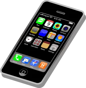 First Generation Smartphone Display PNG