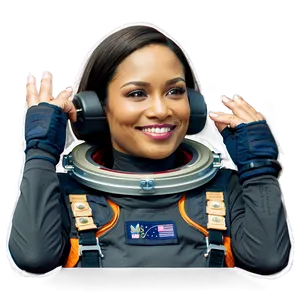 First Woman Astronaut PNG Eux