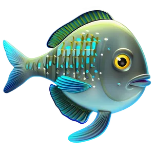 Fish Cartoon Character Transparent PNG Cgb24 PNG