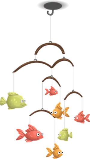 Fish Mobile Light Fixture