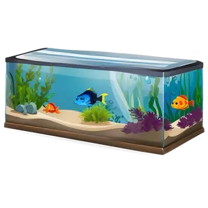 Fish Tank Clipart PNG 06122024