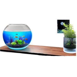 Fishbowl Aquarium Setup PNG 34 PNG